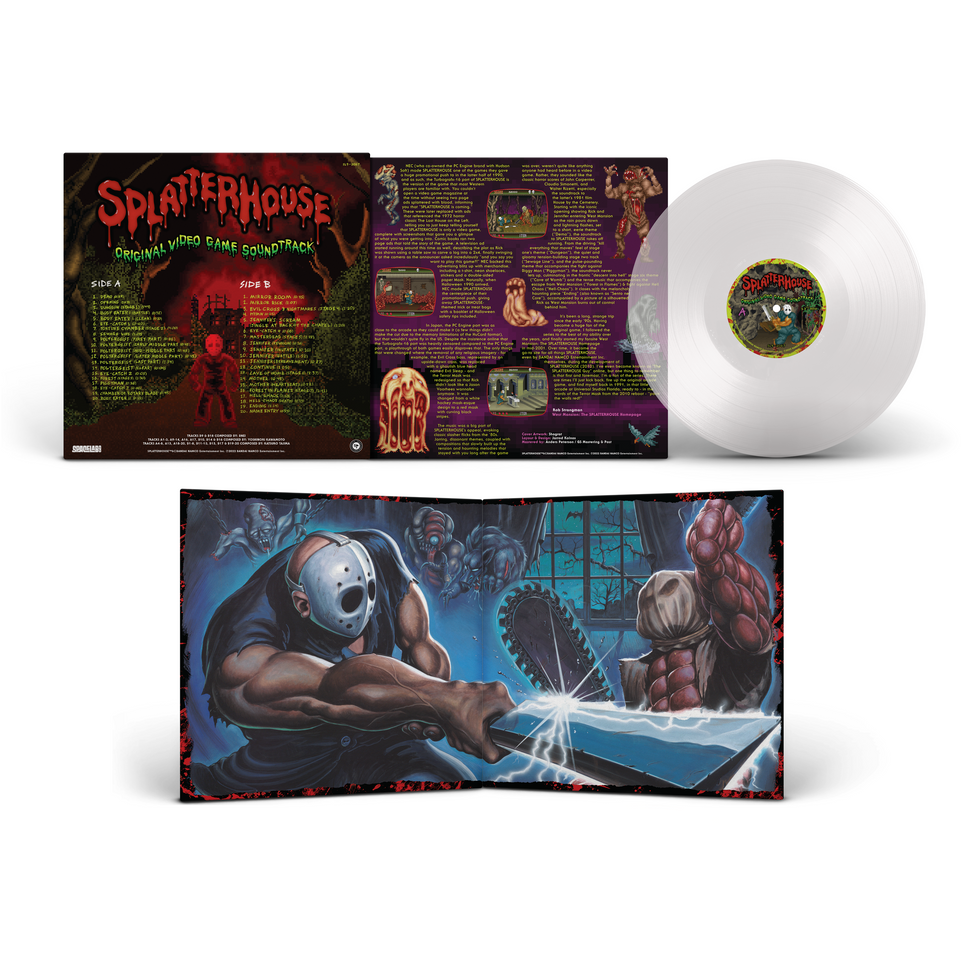 Splatterhouse Original Soundtrack Clear Vinyl