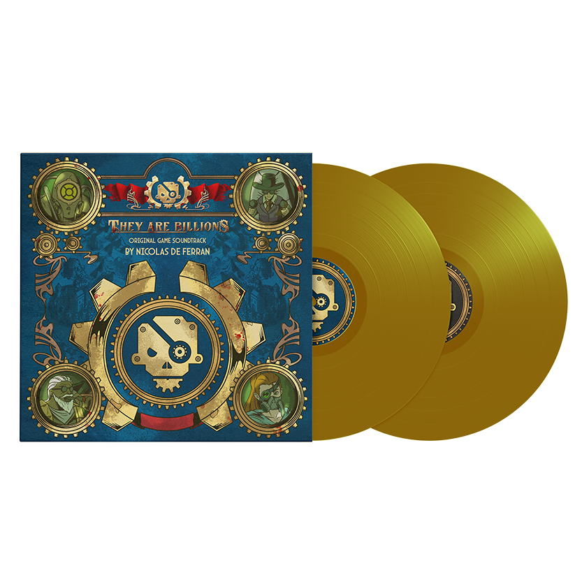They Are Billions OST 2 LP Gold Vinyl Soundtrack