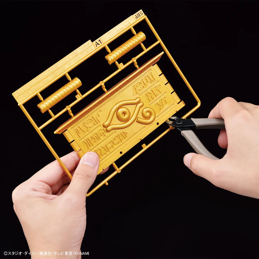 Yu-Gi-Oh! Duel Monsters Ultimagear Millennium Puzzle Gold Sarcophagus Model Kit - Bandai