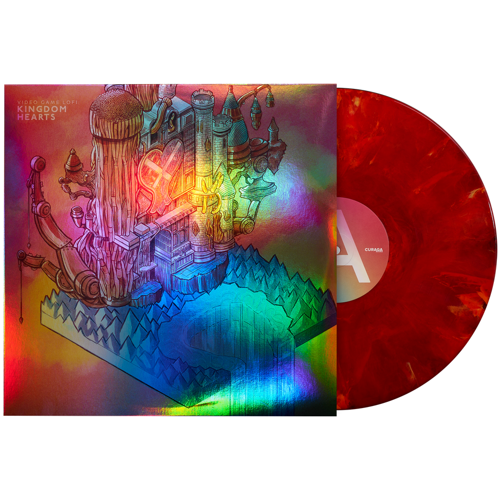 Video Game Lo-Fi Kingdom Hearts Vinyl Red