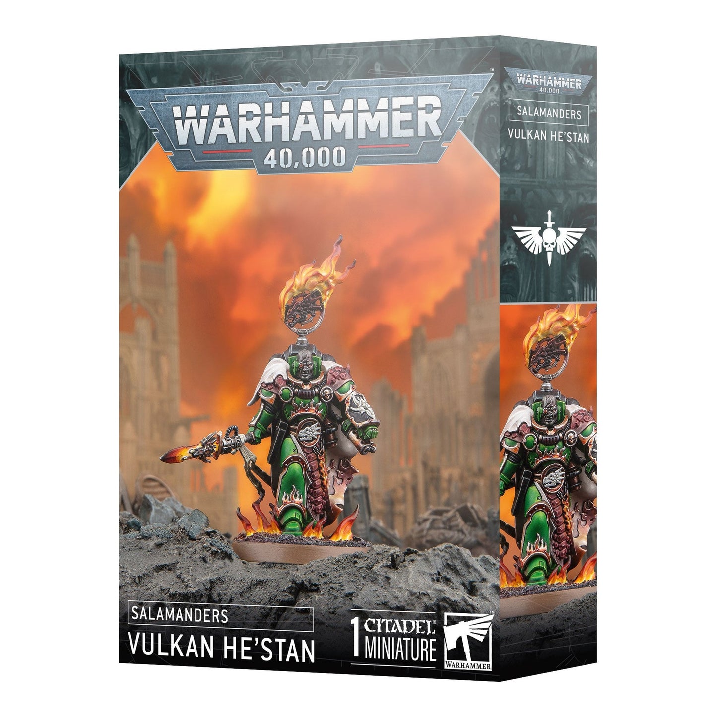 Warhammer 40,000 Salamanders: Vulkan He'Stan - 1 Citadel Miniature - Games Workshop