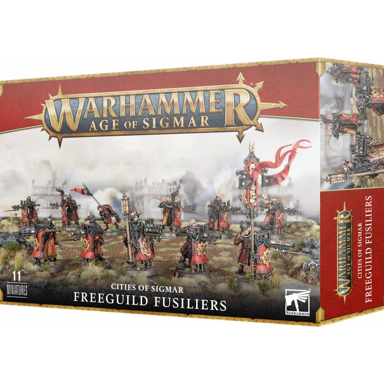 Warhammer: Age of Sigmar Cities of Sigmar Freeguild Fusiliers - 11 Miniatures - Games Workshop