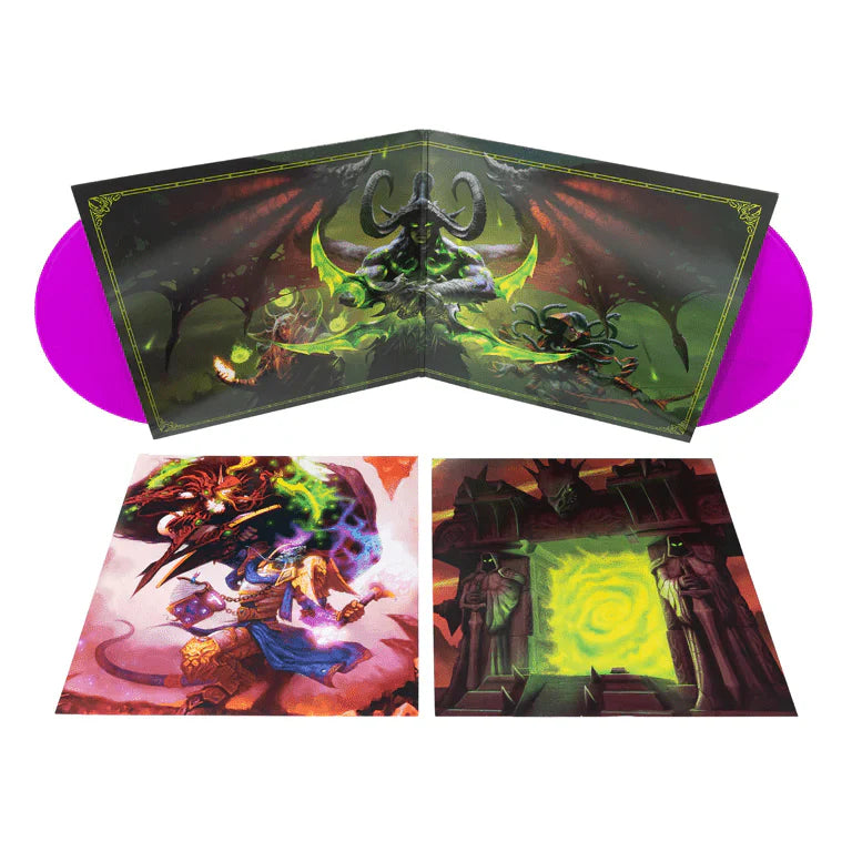 World of Warcraft: The Burning Crusade Original Soundtrack - Record Set 2xLP, Purple Colored Vinyl, iam8bit, OST