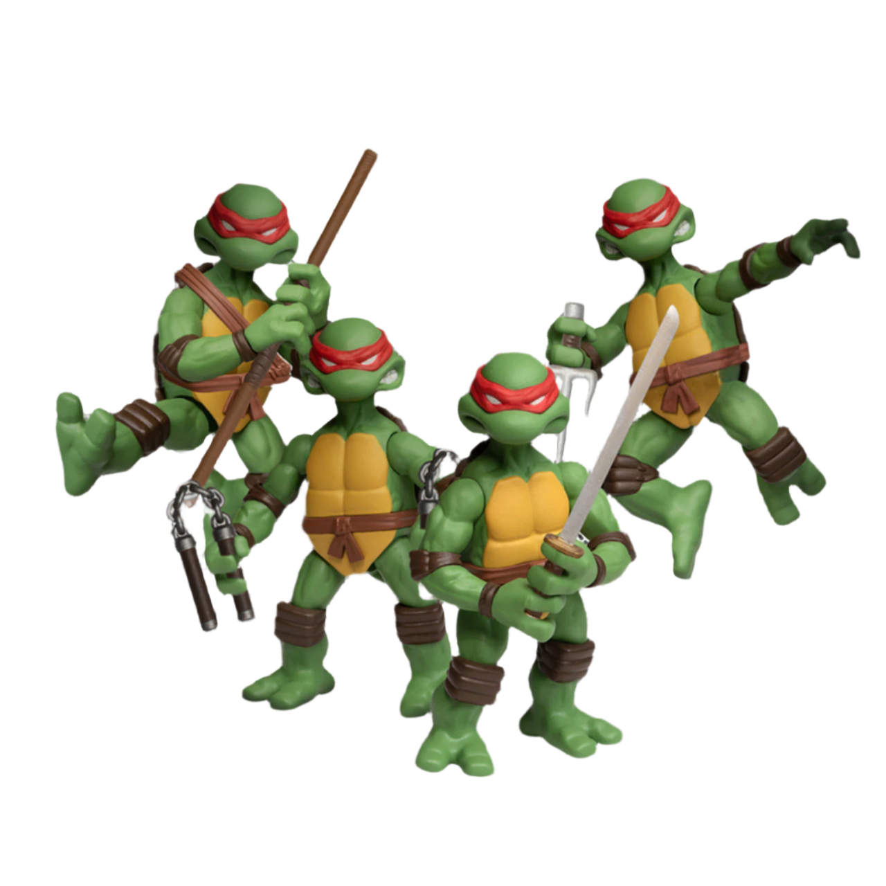 TMNT 4 Figure Deluxe Set Mezco 5 Points – JustPressPlayOnline TMNT 4 Figure Deluxe Set Mezco 5 Points – JustPressPlayOnline