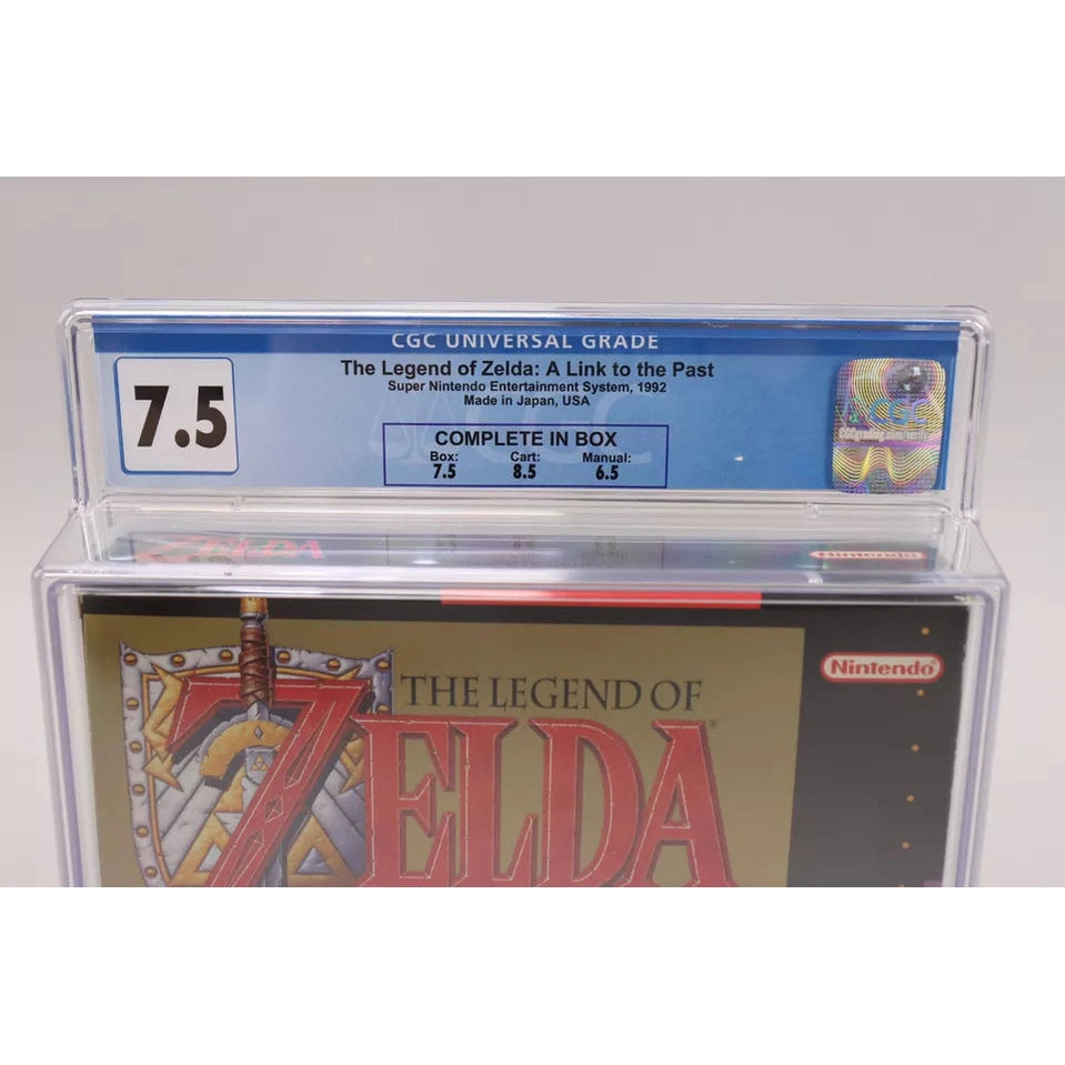 Legend of Zelda: A Link to the Past Super Nintendo SNES CIB Complete CGC 7.5