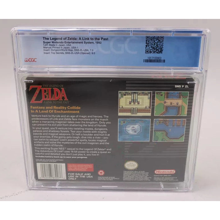 Legend of Zelda: A Link to the Past Super Nintendo SNES CIB Complete CGC 7.5