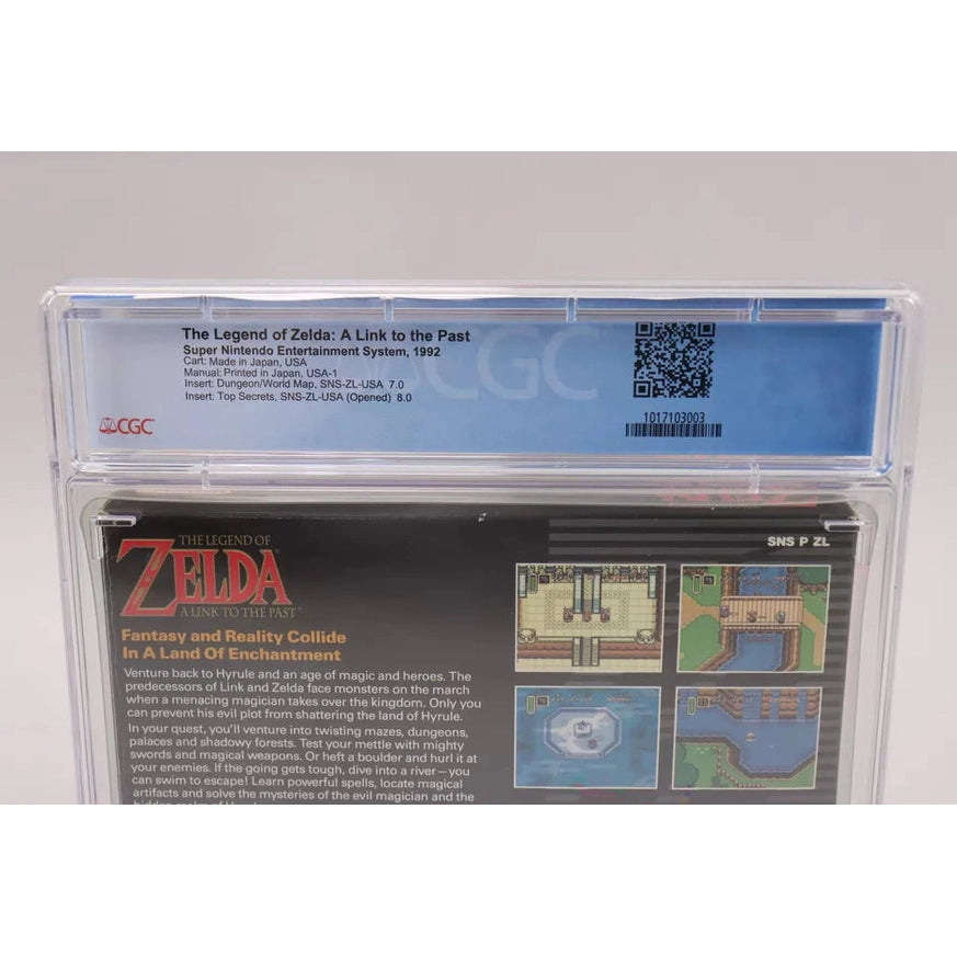 Legend of Zelda: A Link to the Past Super Nintendo SNES CIB Complete CGC 7.5