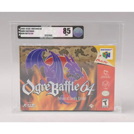 Ogre Battle 64: Person of Lordly Caliber Nintendo N64 New Sealed VGA 85 NM+