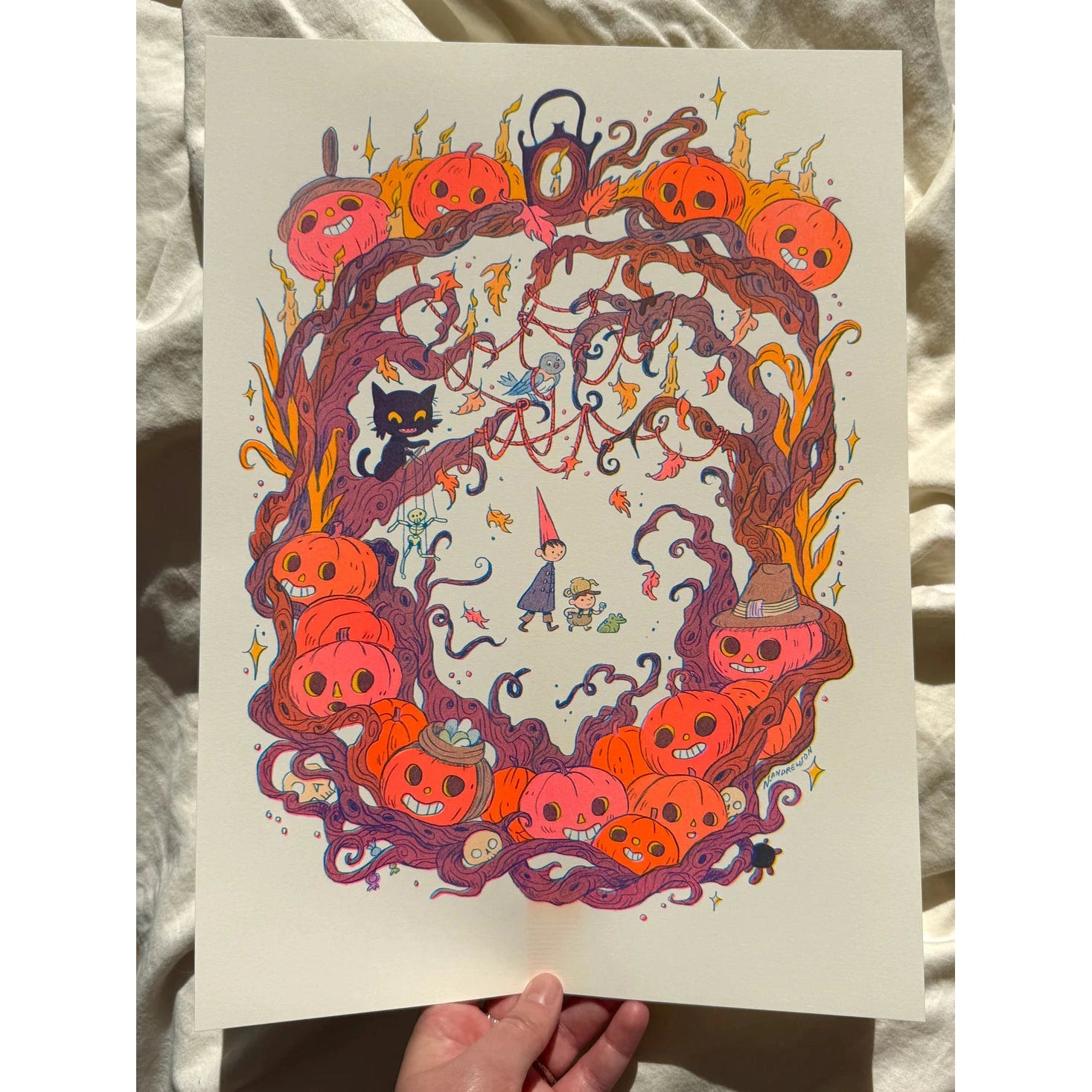Ain’t That Just The Way Large Version - Over the Garden Tribute Riso Print - by Natalie Andrewson