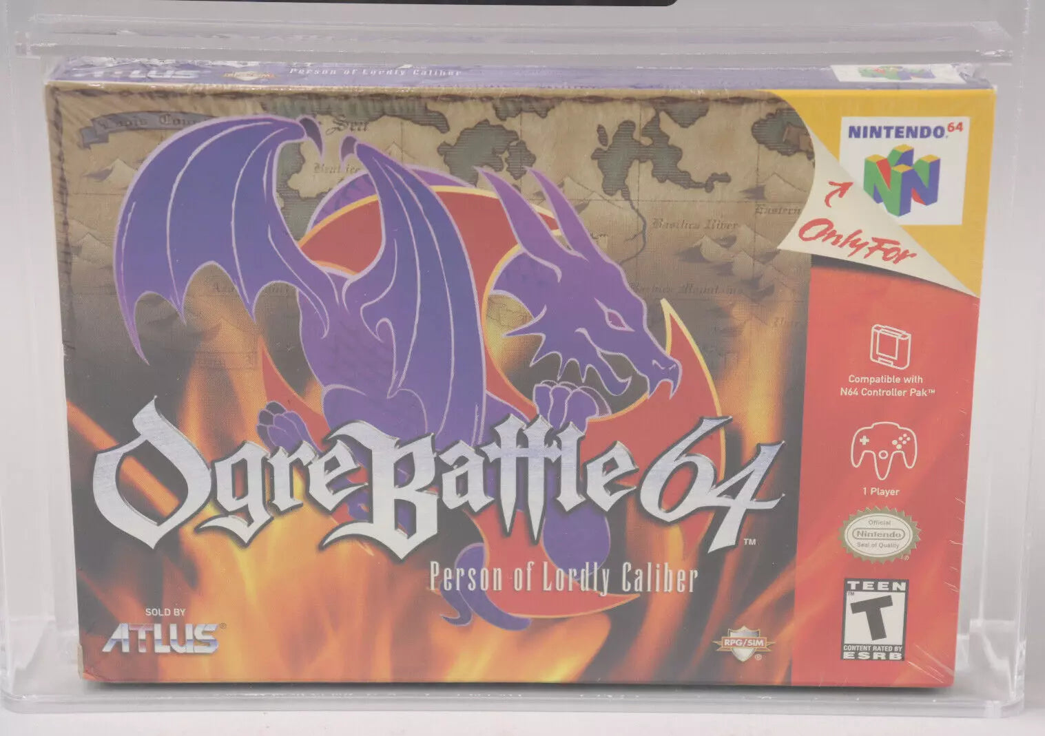 Ogre Battle 64: Person of Lordly Caliber Nintendo N64 New Sealed VGA 85 NM+