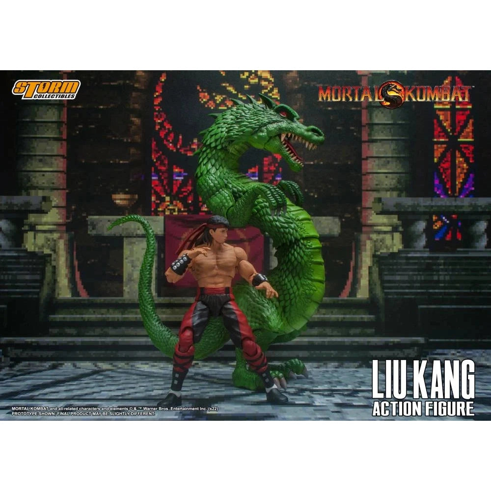 Mortal Kombat Liu Kang vs. Dragon 1/12 Scale Action Figure Set - Storm Collectibles - VS Series