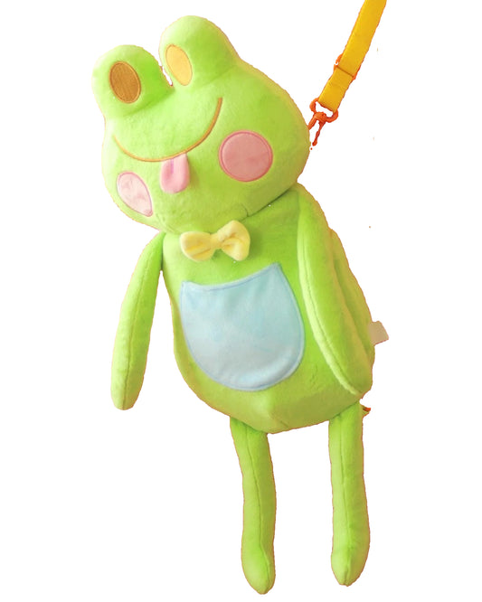 Frog Two Way Bag - Plush Backpack - Ugly Plants