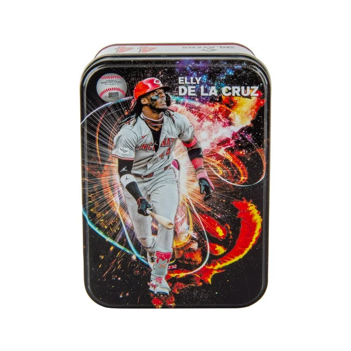 2025 Baseball Championship Collector Tin - 4 Packs + Bonus Card - MJ Holding