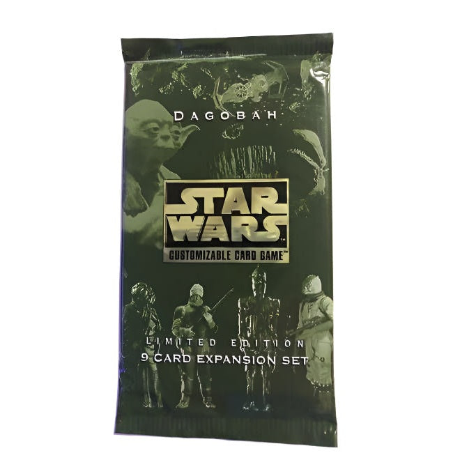 Star Wars CCG Dagobah Limited 1st Edition Booster Pack - 9 Cards - Decipher
