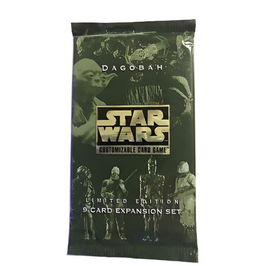 Star Wars CCG Dagobah Limited 1st Edition Booster Pack - 9 Cards - Decipher