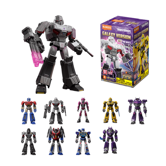 Transformers Galaxy Version 07 ONE Wave 2 Blind Box - 1 Random Figure: 9 Available Designs - Blokees
