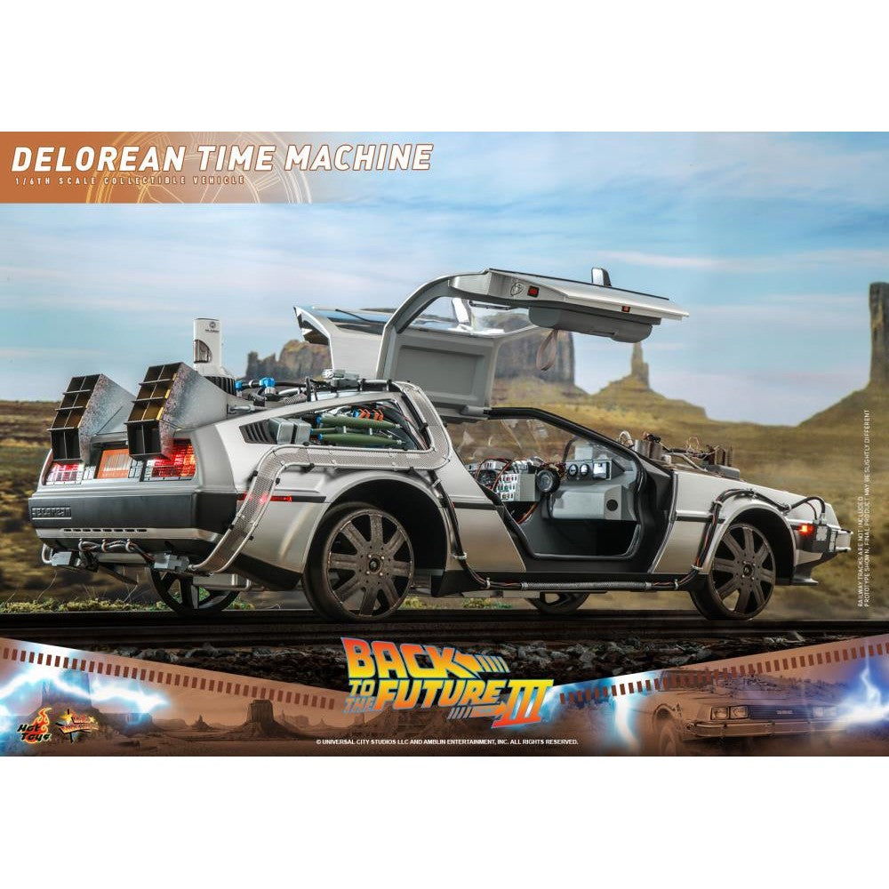 Back to the Future Part III DeLorean Time Machine 1/6th Scale Collectible Vehicle - Hot Toys