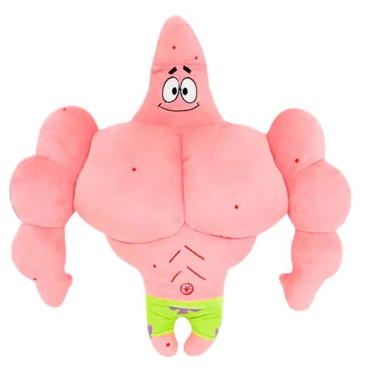 SpongeBob SquarePants Muscle Patrick Star - 12" Plush Stuffed Toy - K-Wonderland