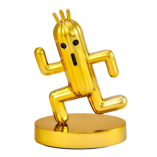 Final Fantasy Gold Cactuar Figure - Square Enix - Bright Arts Gallery