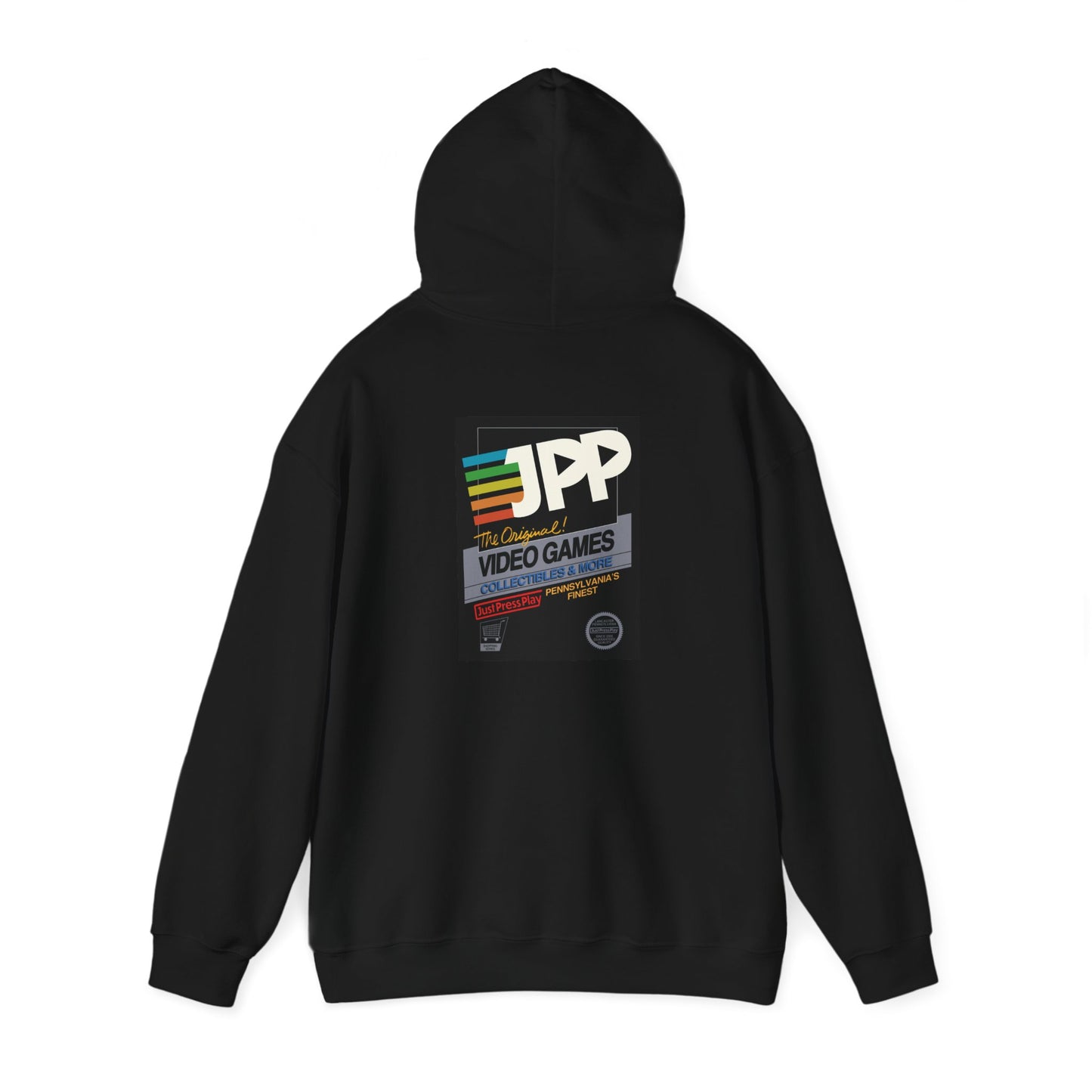 Just Press Play Hooded Sweatshirt - Black Box