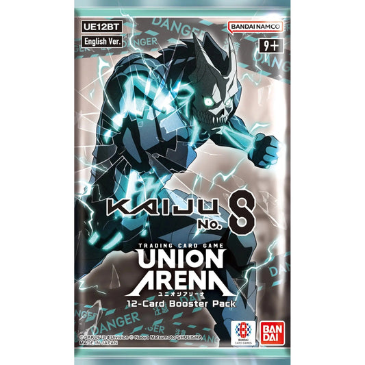 Union Arena TCG: Kaiju No. 8 Booster Pack - 12 Cards, English Ver. - Bandai Namco