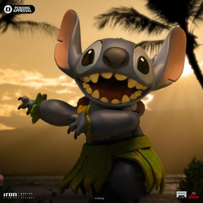 Disney's Lilo & Stitch Stitch Hula Collectible Statue - 1:10 Art Scale Polystone Figurine - Iron Studios