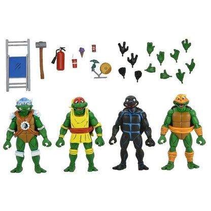 Teenage Mutant Ninja Turtles Archie Comics Stump Wrestling Action Figure 4 Pack - NECA