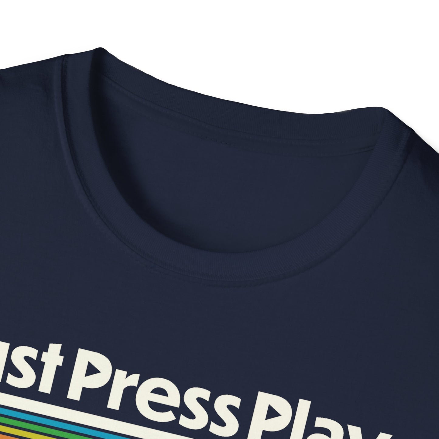 Just Press Play Unisex Softstyle T-Shirt - Logo