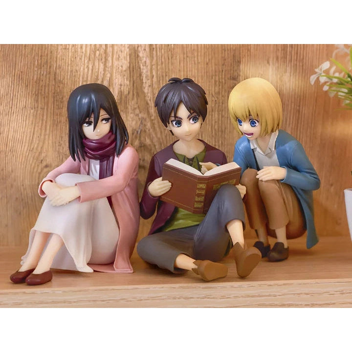 Attack on Titan Eren Jaeger, Mikasa Ackerman & Armin Arlert Rumbling Figure - Bandai Spirits Ichibansho