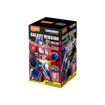 Transformers Galaxy Version 01 Roll Out Blind Box - 1 Random Figure: 9 Avail. Designs - Blokees