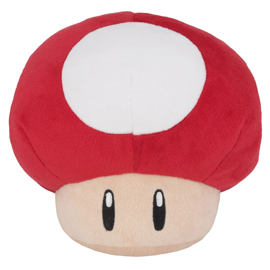Super Mario Bros. Red Super Mushroom 6" Plush - Little Buddy - All Star Collection