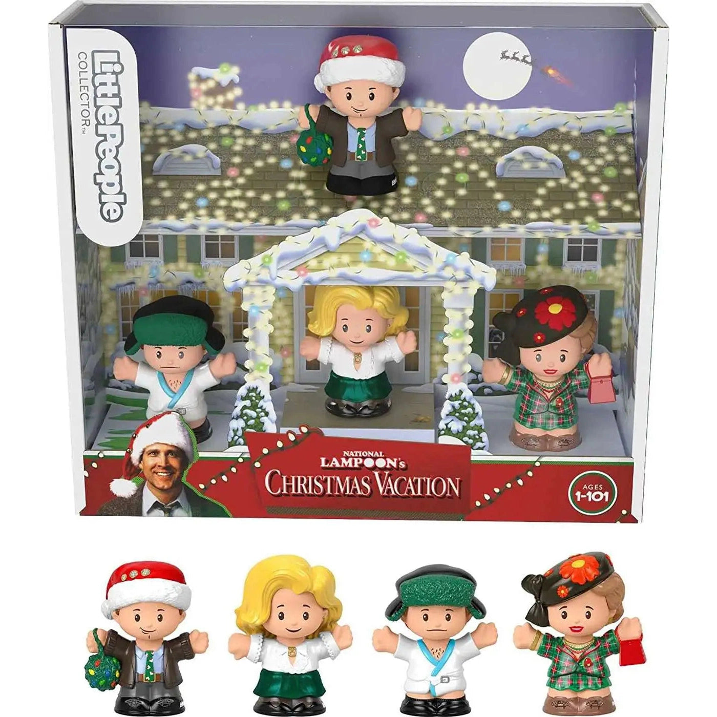 National Lampoon's Christmas Vacation Figure Set 4-Pack - Fisher Price - Little People Collector