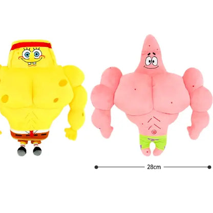 SpongeBob SquarePants Muscle Patrick Star - 12" Plush Stuffed Toy - K-Wonderland