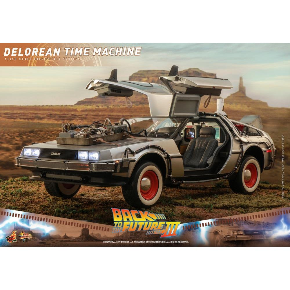 Back to the Future Part III DeLorean Time Machine 1/6th Scale Collectible Vehicle - Hot Toys