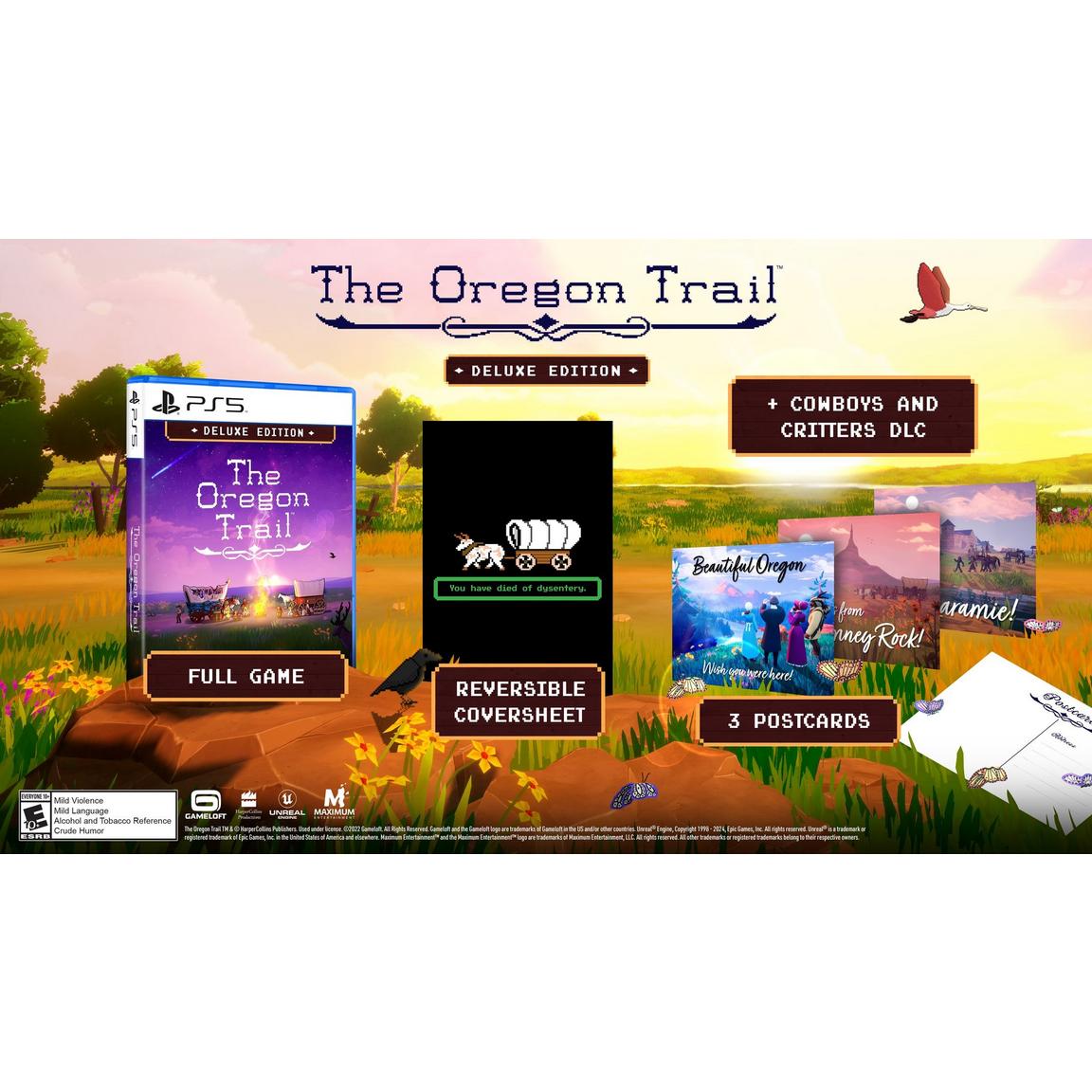 The Oregon Trail Deluxe Edition - PlayStation 5 - Gameloft, Maximum Entertainment