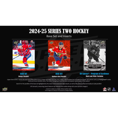 2024-25 NHL Hockey Series 2 Hobby Pack - 12 Cards - Upper Deck