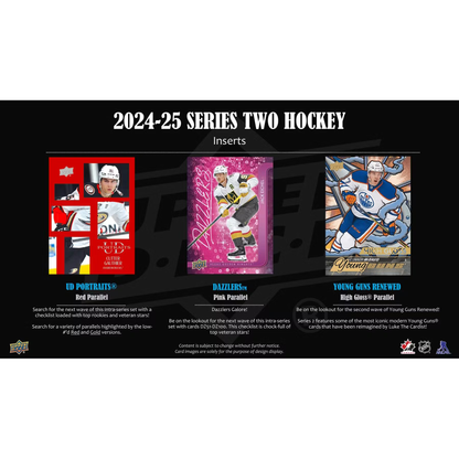2024-25 NHL Hockey Series 2 Hobby Pack - 12 Cards - Upper Deck