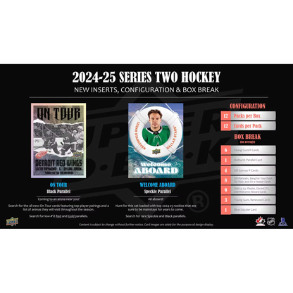 2024-25 NHL Hockey Series 2 Hobby Pack - 12 Cards - Upper Deck