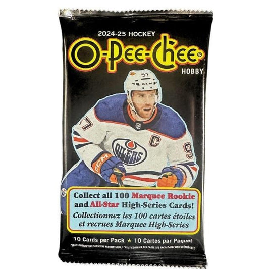 2024-25 O-Pee-Chee NHL Hockey Hobby Booster Pack - 10 Cards - Upper Deck