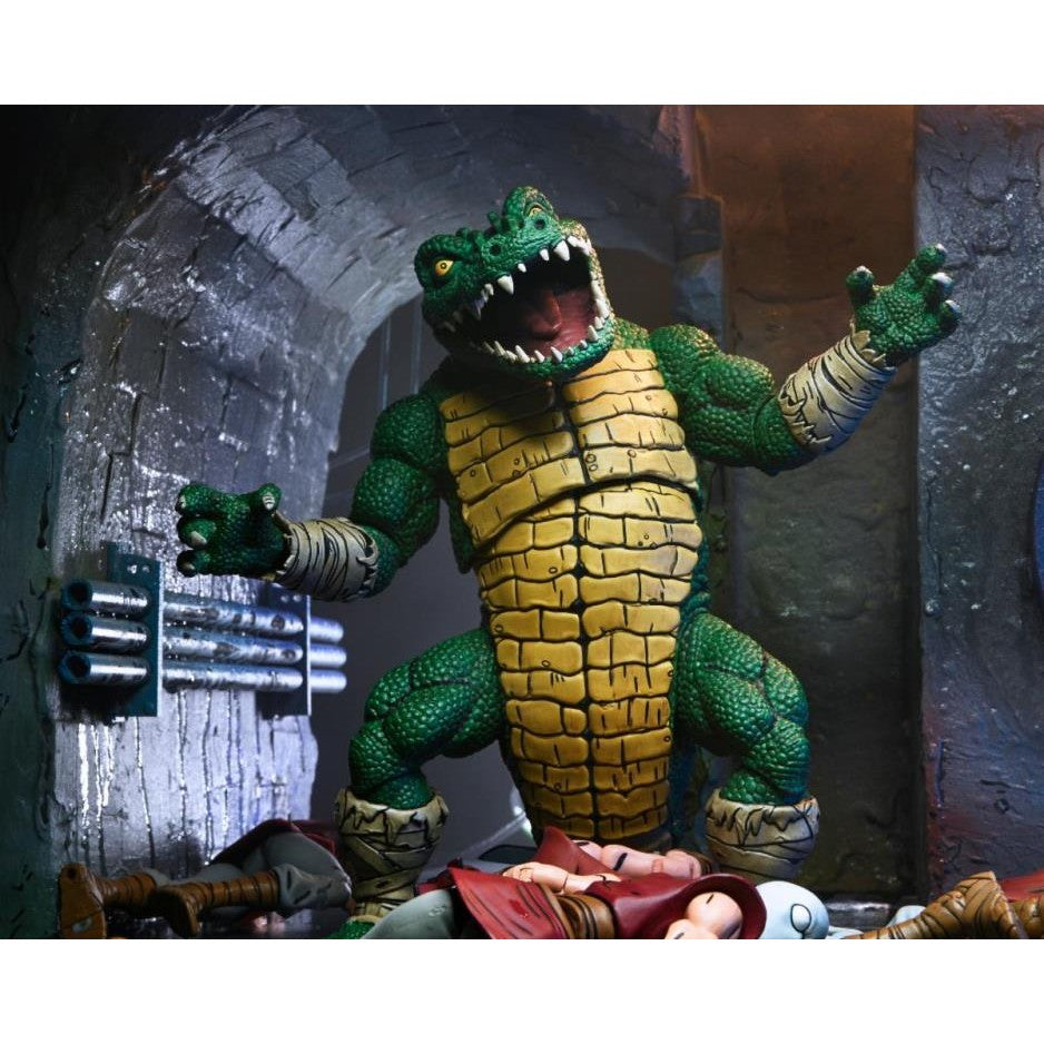 Teenage Mutant Ninja Turtles Leatherhead Deluxe Action Figure - NECA - Mirage Comics