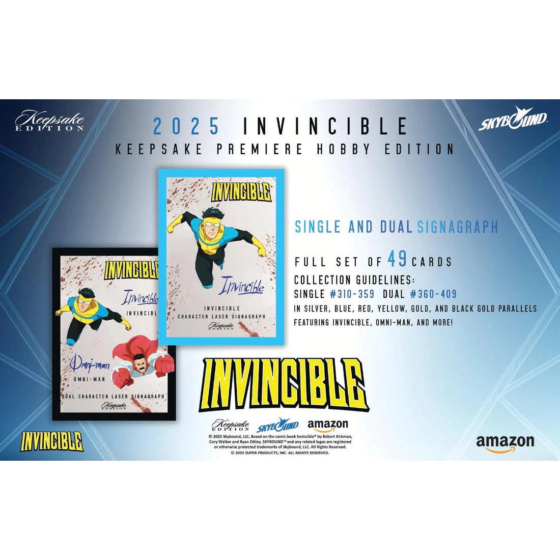 2025 Invincible Season 1 Keepsake Premier Edition Hobby Box - Skybound