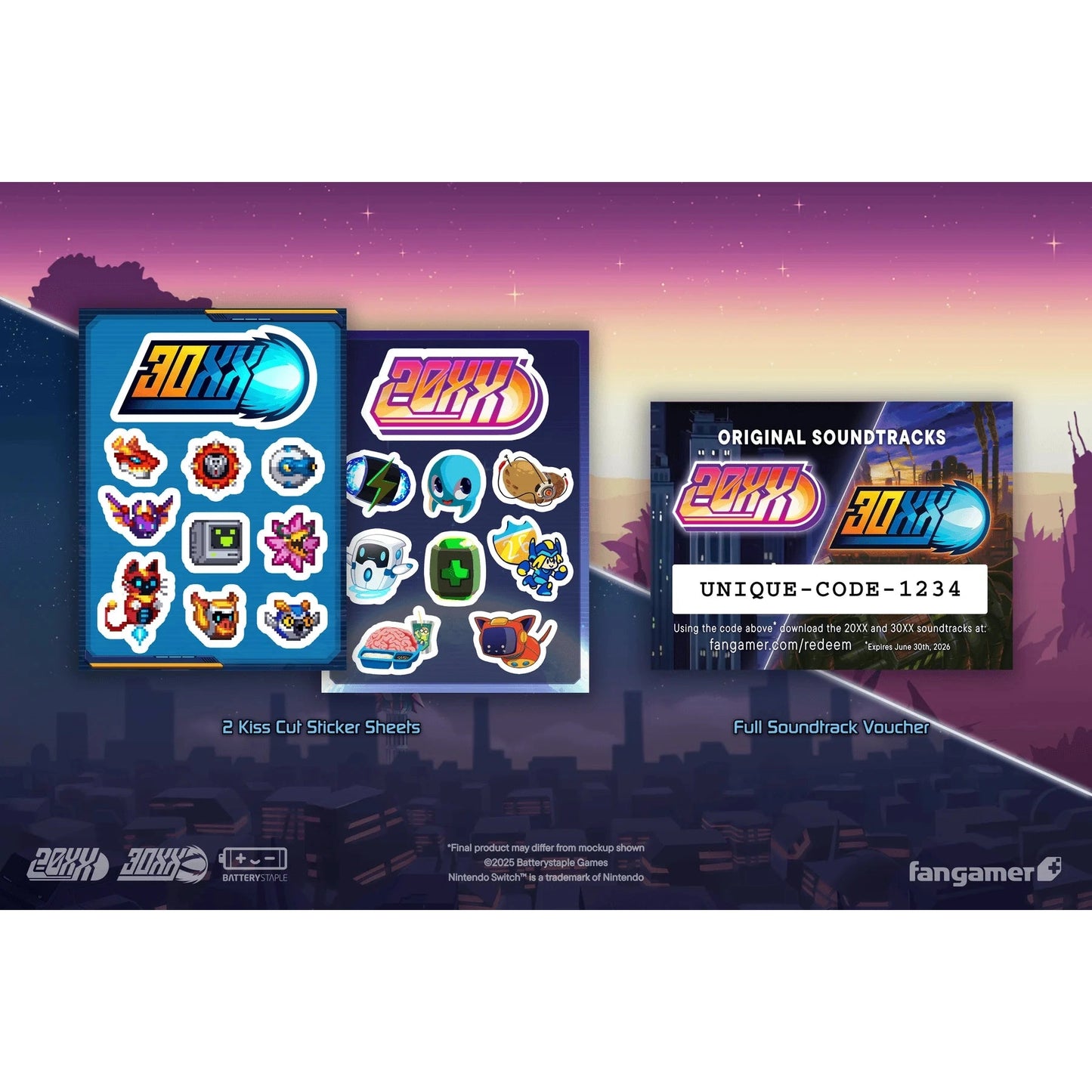 20XX/30XX - Nintendo Switch - Batterystaple, Fangamer