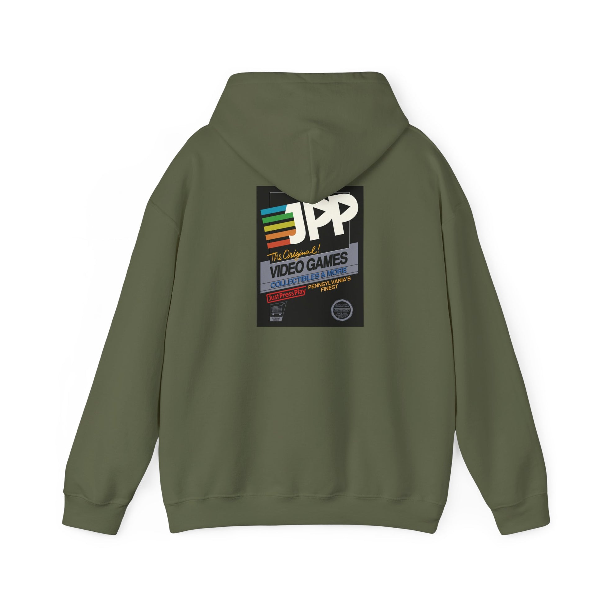 Just Press Play Hooded Sweatshirt - Black Box