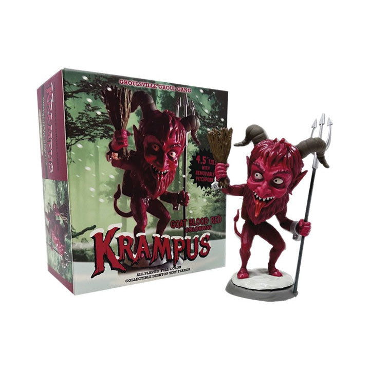 Ghoulsville Ghoul Gang Krampus Goat Blood Red Figure - Retro-A-Go-Go - Tiny Terror