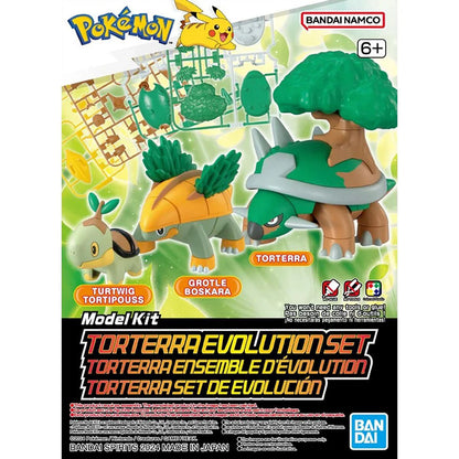 Pokemon Toterra Evolution Set Model Kit - Bandai Spirits