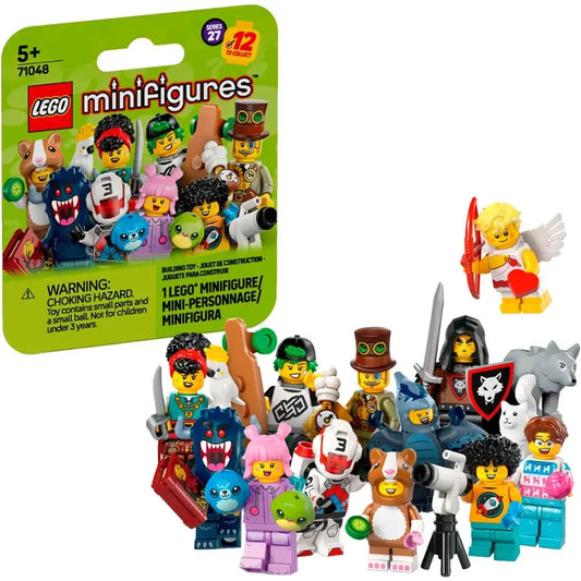 LEGO Minifigures Series 27 Collectible Minifigures Blind Box - 1 Random Figure, 12 Possible Designs - LEGO #71048