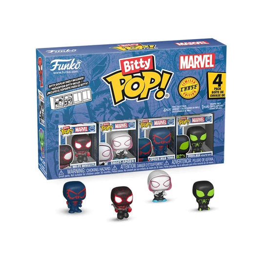 Marvel Spider-Man Series 2 Miles Morales Vinyl Figure 4-Pack - Funko - Bitty POP!