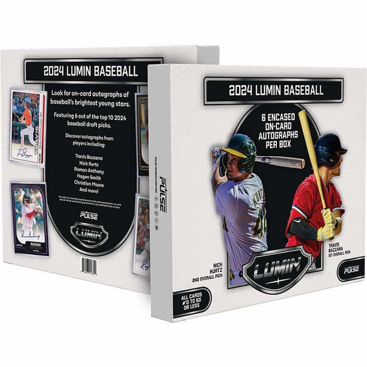 2024 Lumin Baseball Hobby Box - 6 On-Card Autographs - Pulse