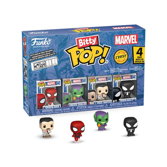 Marvel Spider-Man Series 1 Vinyl Figure 4-Pack - Funko - Bitty POP!