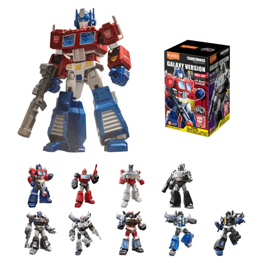 Transformers Galaxy Version 01 Roll Out Blind Box - 1 Random Figure: 9 Avail. Designs - Blokees